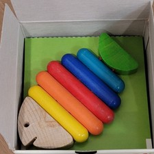 HABA Wooden Fish Baby Toy Greifling Scalari Made In Germany