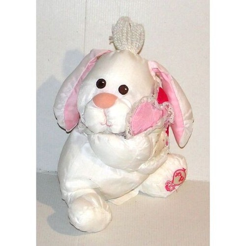 Doudou lapin coussin coeur - coussin,