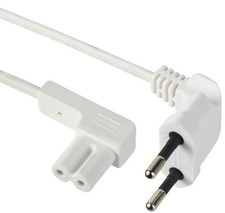 95512 Câble d'alimentation Audio vidéo Radio Sonos Play coudé Fiche Euro vers...