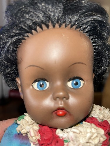 Poupée noire vintage - poupée,
