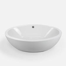 Baignoire ilôt blanc Acrylique Moderne Design 190 x 120 cm Tiffany