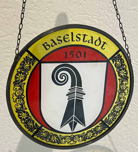 Baselstadt 1501 ancien vitrail - baselstadt,