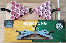 Jeu - Beer-Pong de Table Ulysport - En Bois, Complet (18+)