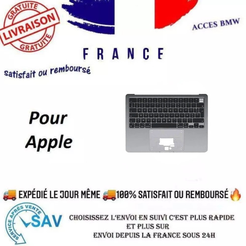 Top case gris pour macbook - gris, air