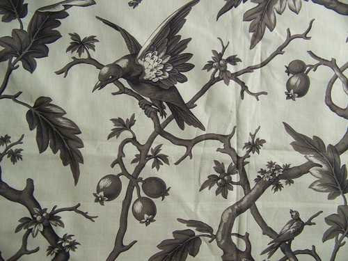 Coupon tissu oiseaux - tissu,