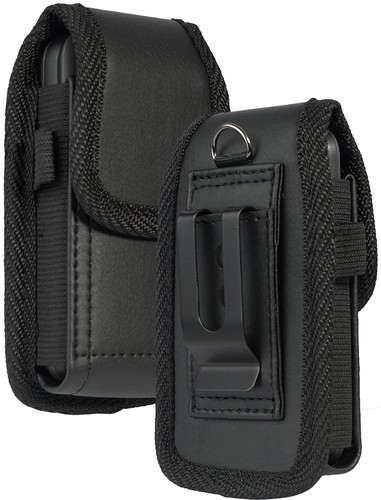 Cuir noir étui pochette - noir,
