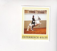 AUTRICHE timbre PM école d'équitation espagnole - cheval cheval 10 MNH