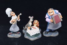 Disney WDCC Lady and The Tramp Tony and Joe Bella Notte Figurine Set COA Repair