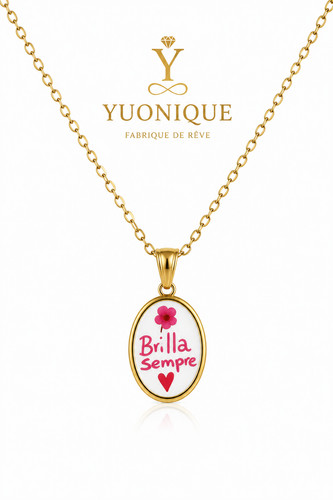 Collier pendentif brille - «,