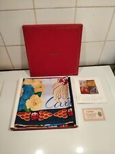 Foulard Cartier Le Rubis 100% Soie Fabriqué En France Excellent État