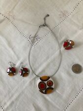 Parure Collier + Boucles