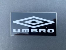UMBRO logo BLACK footwear vintage sticker sticker sticker