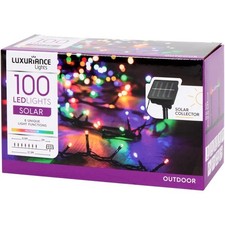 Guirlande lumineuse solaire multicolore – 100 LEDs – 12,9 m