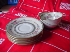 SOUS-TASSES ET TASSES DE CAFFE PORCELAINE LIMOGES