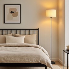 Lampe Sur Pied Naturelle Noire