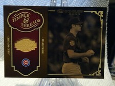 Mark Prior 2005 Donruss TIMBER & THREADS GAME-USED BAT #TT-27 Chicago Cubs