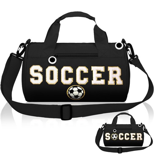 Black soccer bag - for, gym