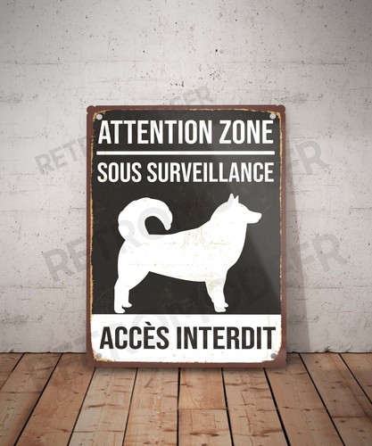 Plaque métal vintage - , accès
