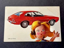 Vintage Postcard Ford Pinto Automobile 1970-1980