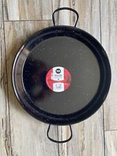 PAELLERA LA VALENCIANA=“VAELLO” ACERO ESMALTADO=38cm.=SPAIN= 