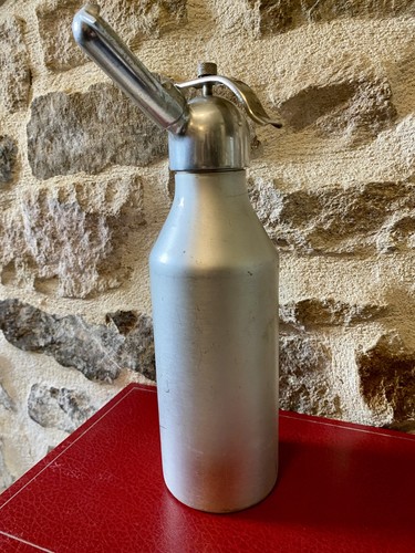 Ancien siphon aluminium - ancien,