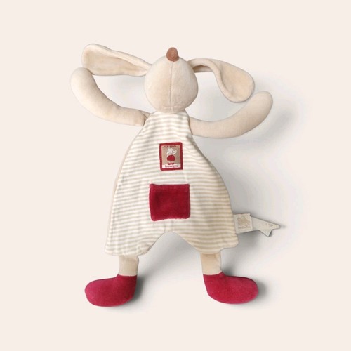 Doudou plat lapin beige - doudou,