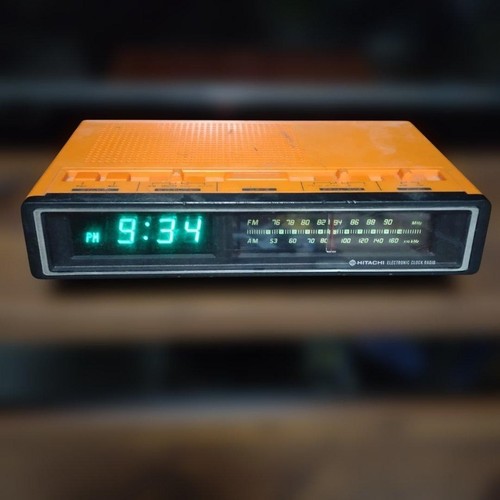 Hitachi electronic clock radio - hitachi,