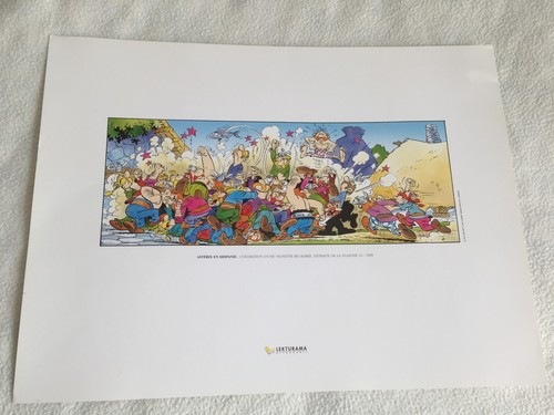 Sérigraphie astérix - sérigraphie, en