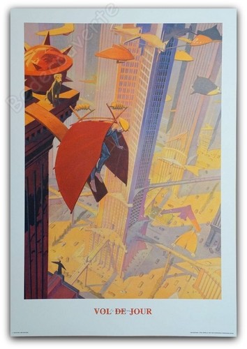 Affiche françois schuiten vol - affiche,