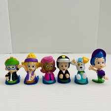 Bubble Guppies - Roll N' Go Sliders 6 Figure Lot