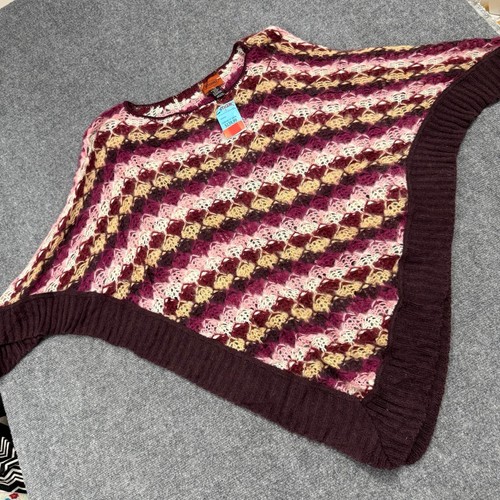 Missoni poncho sigzag knit - poncho,