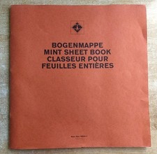 ALBUM CLASSEUR POUR FEUILLES DE TIMBRES ENTIÈRES CONTENANT 12 PLANCHES NEUVES 