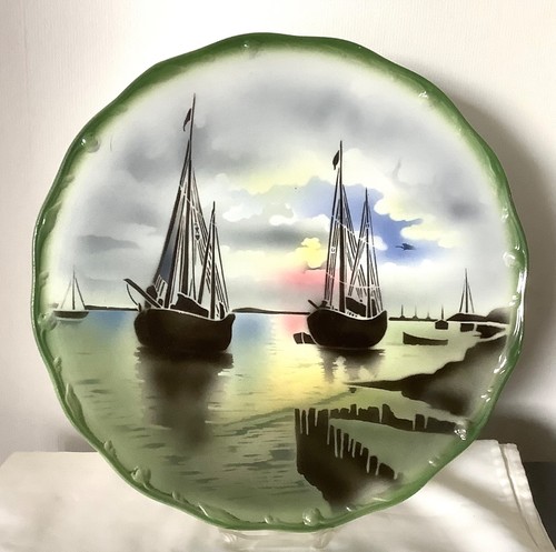 Ancien grand plat décoratif