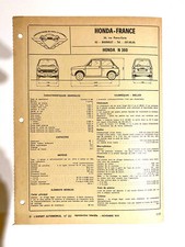 Ancienne fiche Technique