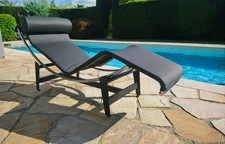 very rare 60's LC4 Le Corbusier Chaise Longe Longue B306 Wohnbedarf