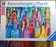 2017 Ravensburger Aimee Stewart Colorful Bottles Puzzle 1000 Pcs COMPLETE HTF