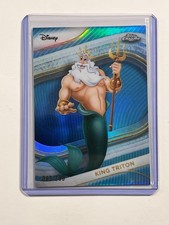 KING TRITON 2025 Topps Chrome Disney Teal Refractor # 086/299 LITTLE MERMAID