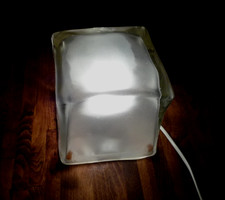 Lampe glaçon Ikea 16 x 16 x 16 cm FONCTIONNE TBE vintage