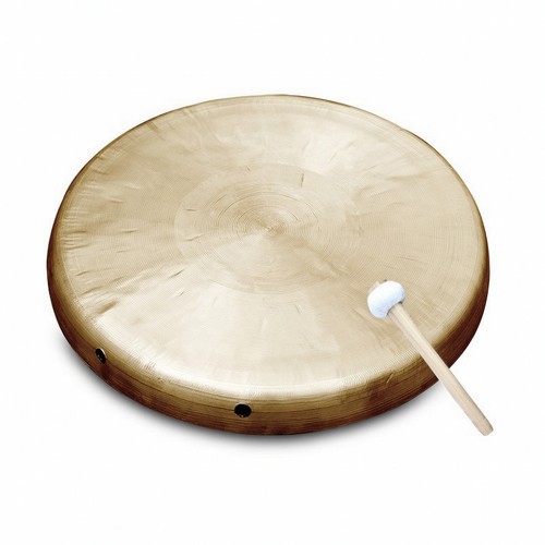 Gong main rond - à,
