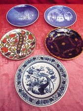 5 Beaux Assiettes Décoratives