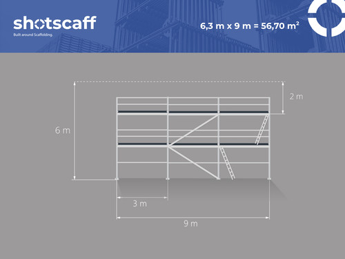 échafaudage 56m scaff - scaff, 74