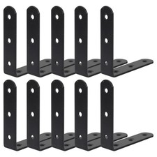 10 Pcs Equerre Etagere Taquets Pour Étagères Cremaillere Support D'étagère