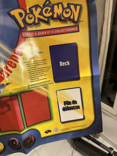 Tapis jeu pokémon vintage - tapis, de