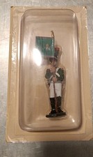 FIG. HACHETTE PORTE DRAPEAU NAPOLÉONIEN GARDE ROYALE ITALIENNE 1805 1814 TBE