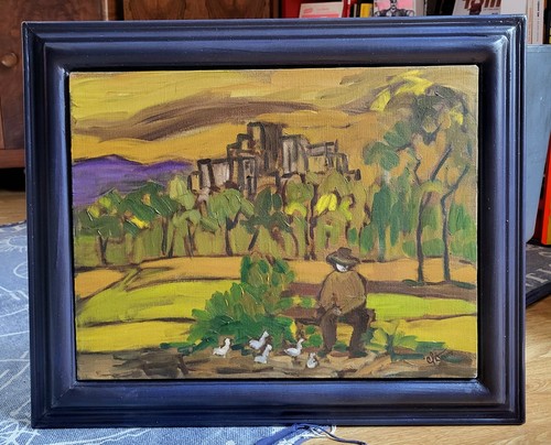 Huile sur toile