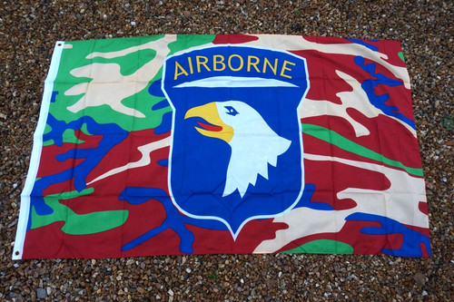 Dra074 drapeau airborne usa - ,