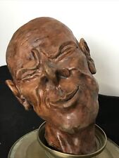 PORTRAIT homme sans socle terre cuite Milieu XX Hauteur 22 Cm