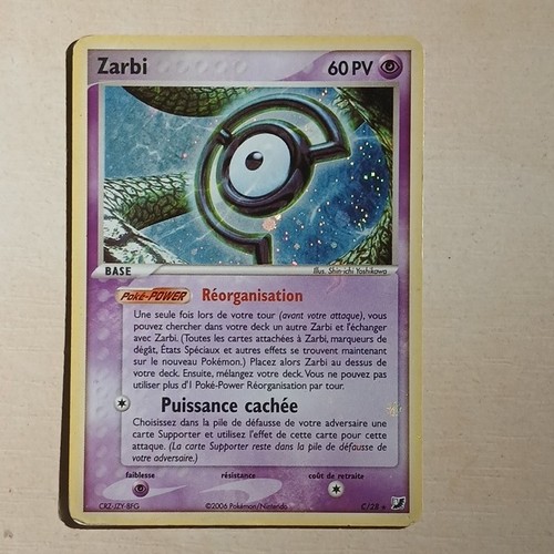 Nintendo pokémon jcc zarbi - pokémon,