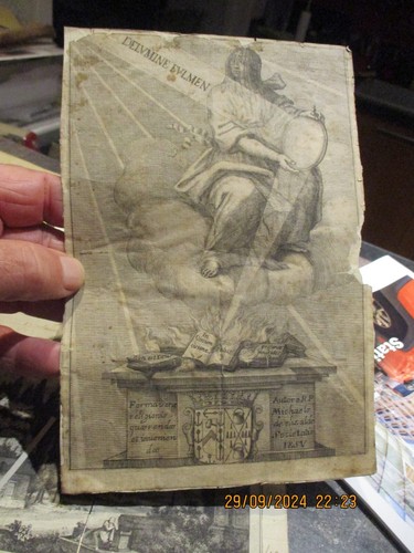 Gravure ancien livre - d',