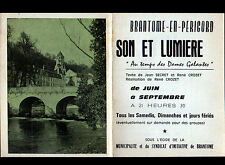 BRANTOME (24) SOUND & LIGHT ""SOUND René CHERON"" PHILIPS Advertising